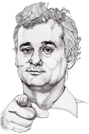 Bill Murray Sketch at PaintingValley.com | Explore collection of Bill ...