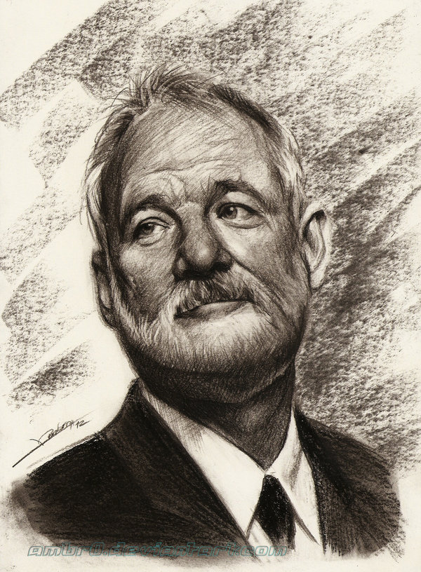 600x816 Bill Murray By Ambr0 - Bill Murray Sketch