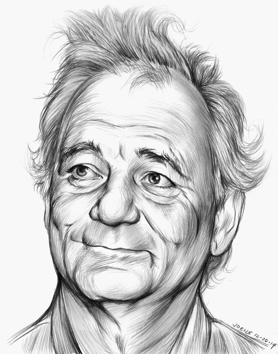 975x1238 Sketch Of The Day Bill Murray Celebrity Fan Art - Bill Murray Sketch