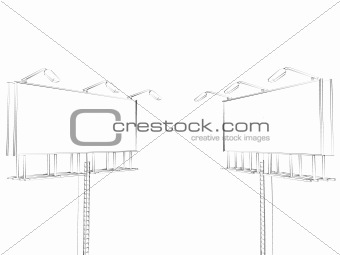 340x255 Image 3748573 Billboard Sketch For Political Rally From Crestock - Billboard Sketch