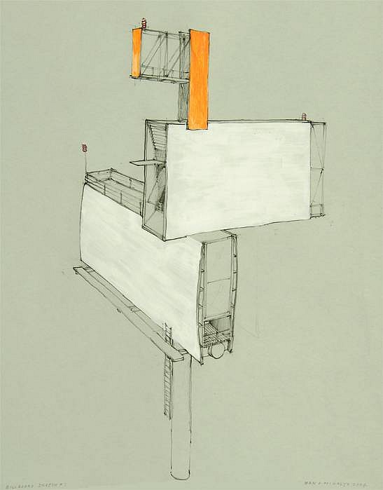 547x699 Lead Pencil Studio Billboard Sketch, - Billboard Sketch