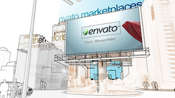 590x332 Sketch Billboard By Amk Videohive - Billboard Sketch