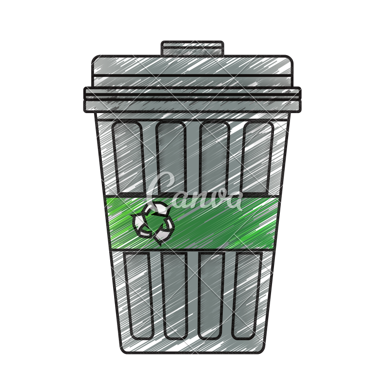 800x800 Recycle Bin Sketch - Bin Sketch