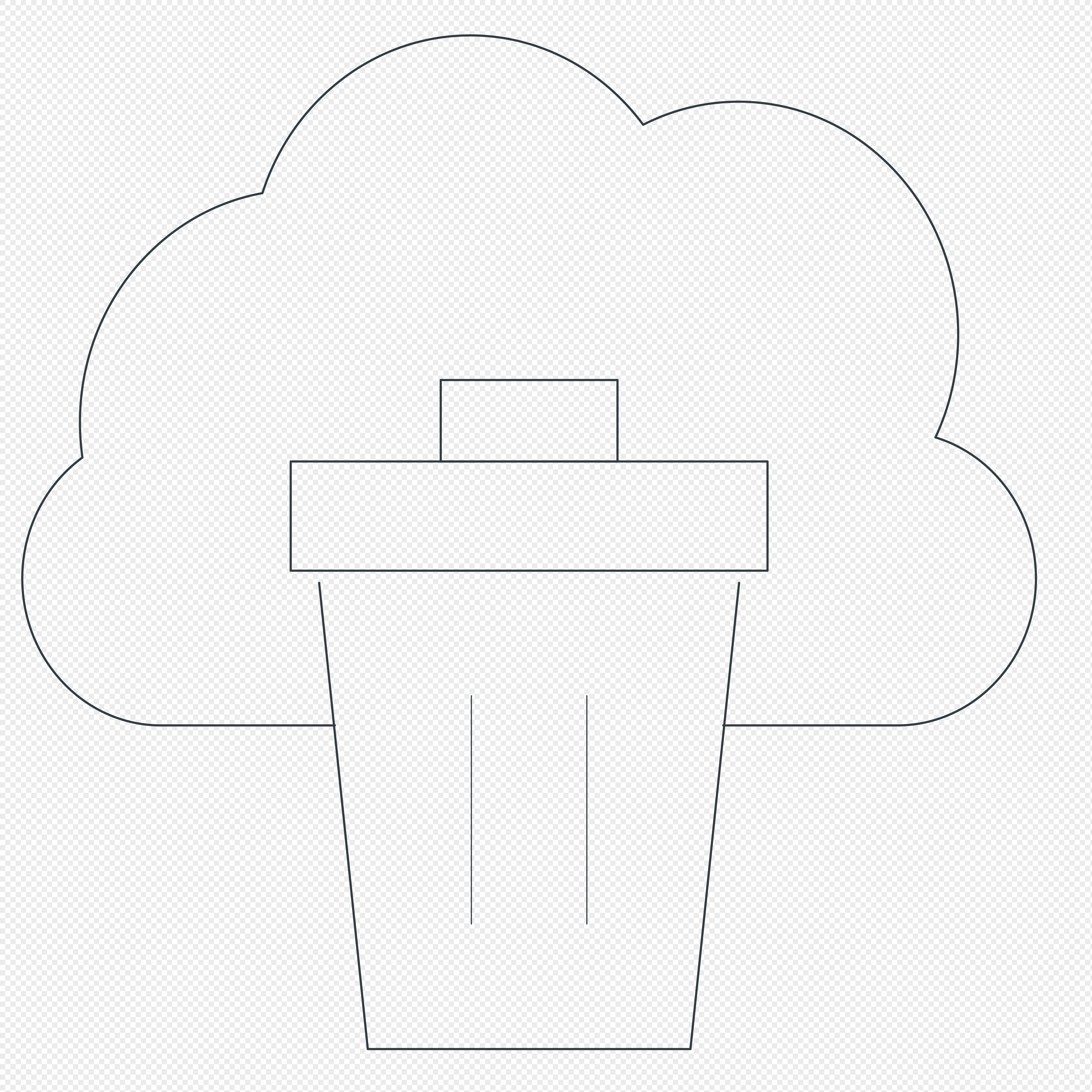 4187x4187 Sketch Trash Bin Png Image Picture Free Download 400597575 - Bin Sketch