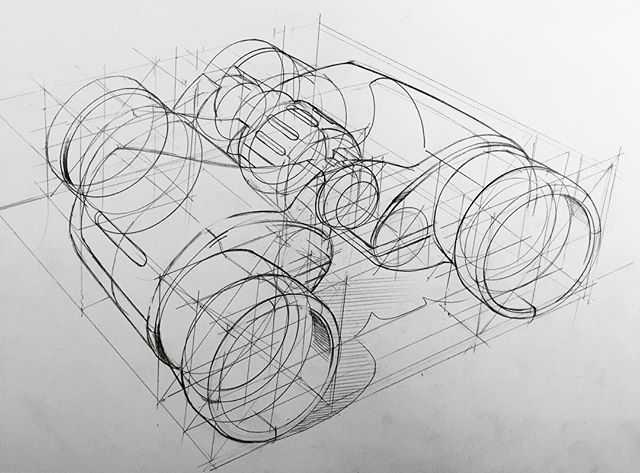 640x473 Binoculars Seemed Like A Good Practice For Ellipses And - Binoculars Sketch