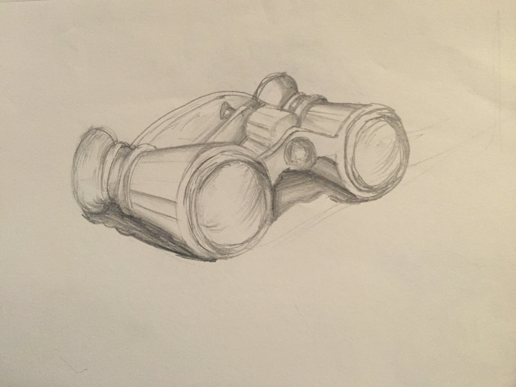 1024x768 Binoculars Sketch Nicoleeber2003 - Binoculars Sketch
