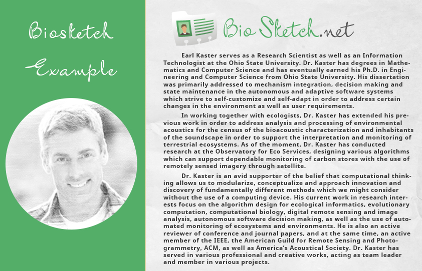 Biological Sketch at Explore collection of