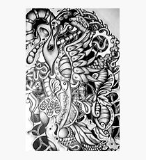 210x230 Biomechanical Sketch Photographic Prints Redbubble - Biomechanical Sketch