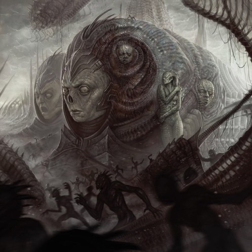 500x500 Biomechanical Drawing Tumblr - Biomechanical Sketch