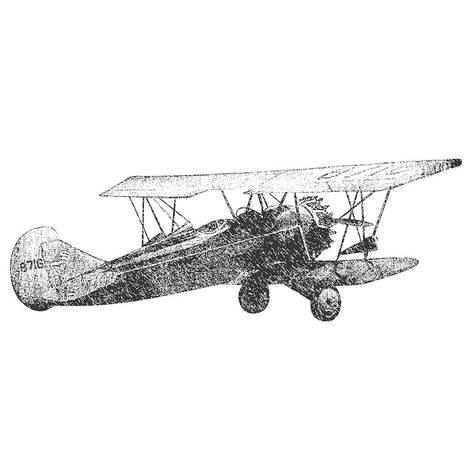 Biplane Sketch at PaintingValley.com | Explore collection of Biplane Sketch