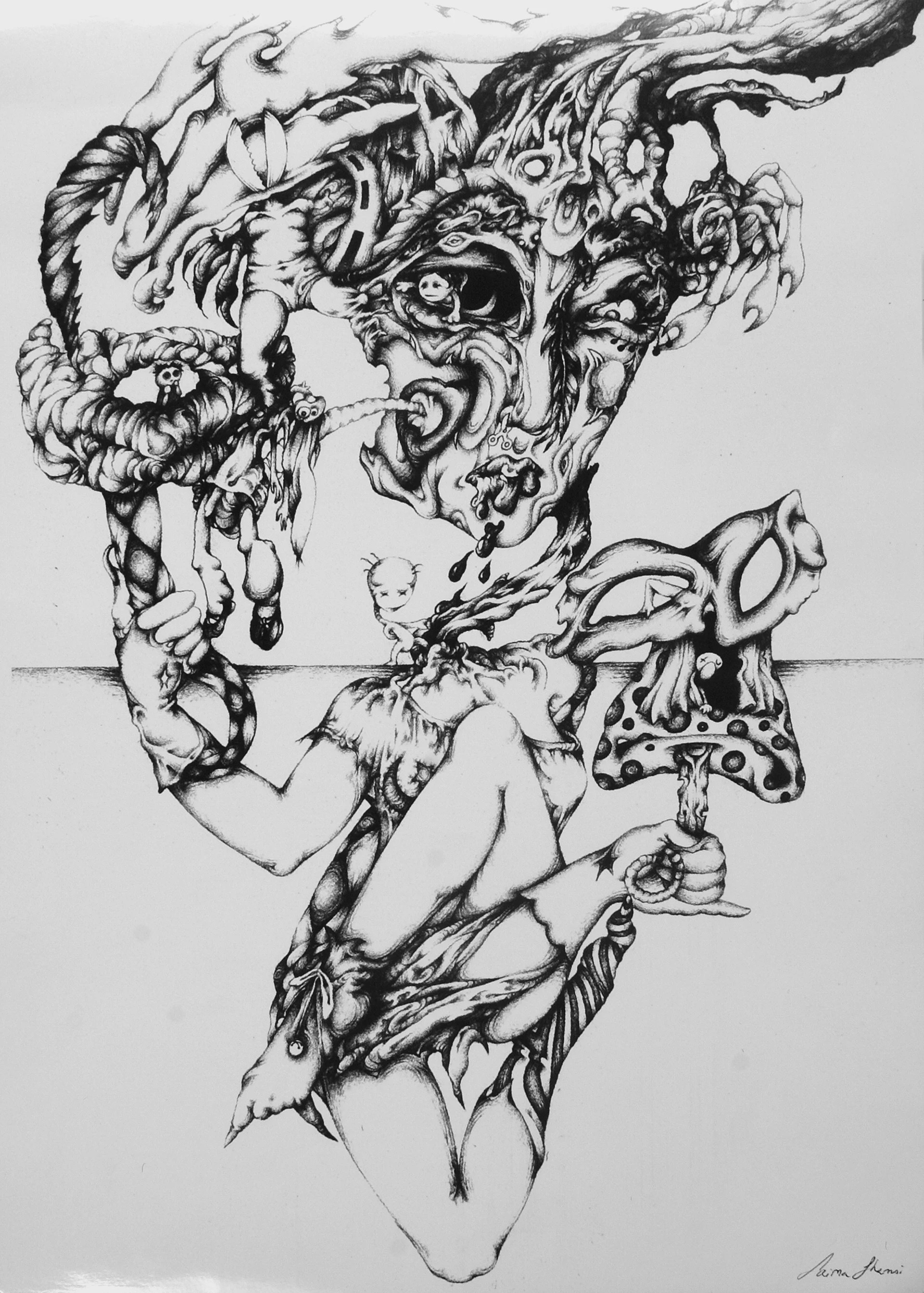 1919x2686 Living As A Muslim American Woman And Overcoming Multiple Mental - Bipolar Sketch