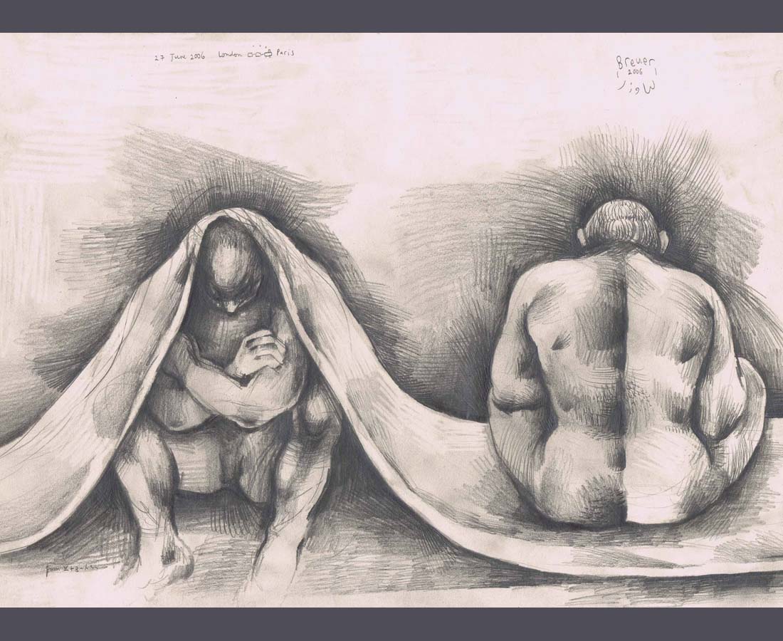 1100x900 Bipolar 1, 2006 Pencil On Paper David Breuer Weil - Bipolar Sketch