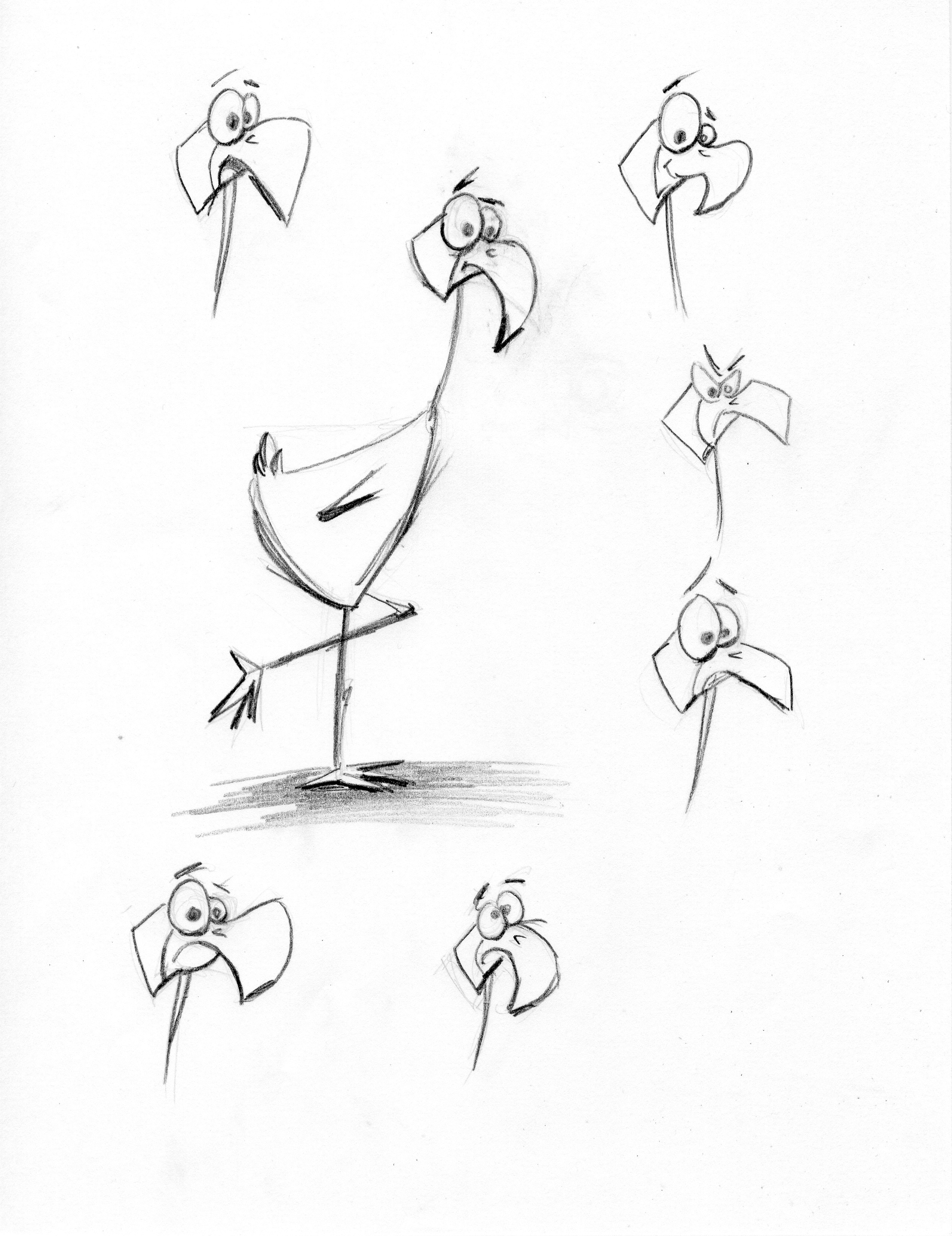 2487x3226 Birds Fortheloveofthis Animation - Bird Cartoon Sketch