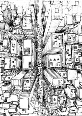 261x371 Bird Eye View Topiclessbar - Bird Eye Sketch