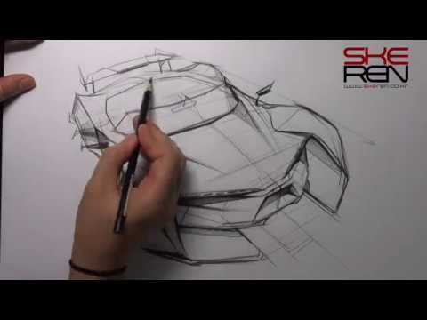 480x360 Car Sketch Amp Design - Bird Eye Sketch