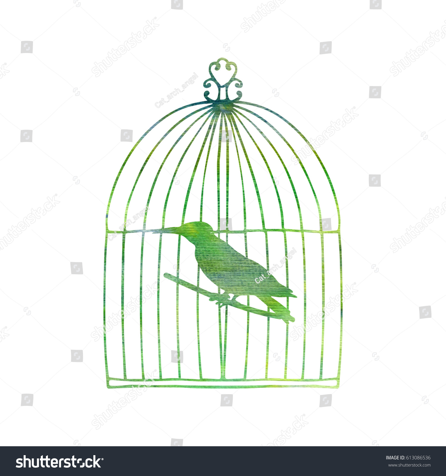 1500x1600 Bird In Cage Drawing Bird Cage Drawingblue Watercolor Stock - Bird In A Cage Sketch