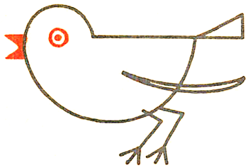 350x237 Drawing A Bird Robin With Simple Shapes For Preschoolers - Bird Sketch Step By Step