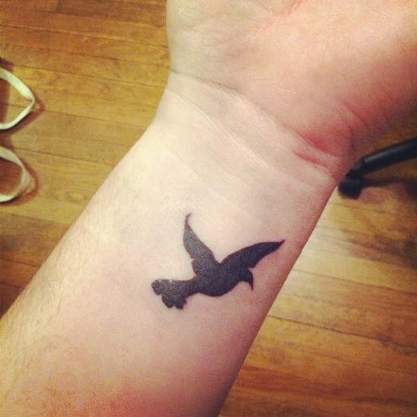 600x600 90 Impressive Bird Tattoos That Will Help Your Concepts Take Flight - Bird Tattoo Sketch