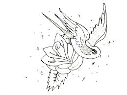 259x194 Flower N Bird Tattoo Sketch Tattoo Ideas - Bird Tattoo Sketch