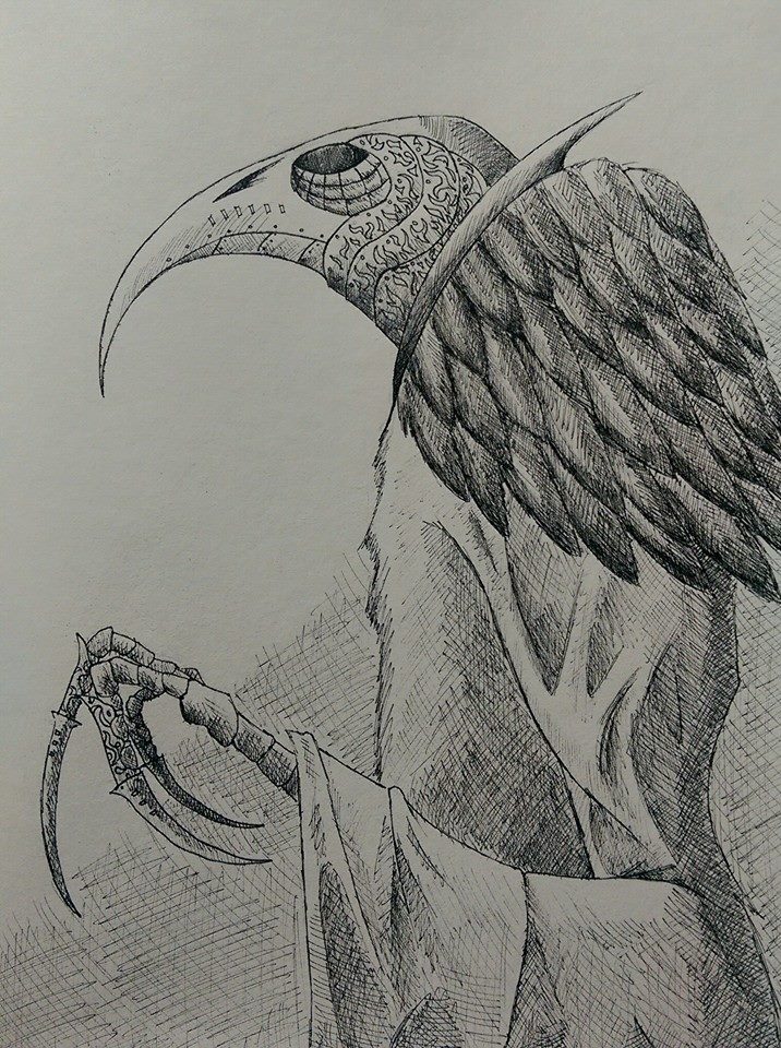 716x960 Birdman Sketch By Sbennettartwork - Birdman Sketch