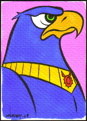 287x400 Patrick Owsley Cartoon Art And More! Birdman Sketch Card Set - Birdman Sketch