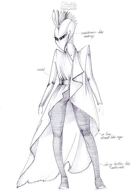 465x640 Fashion Sketch By - Birdman Sketch