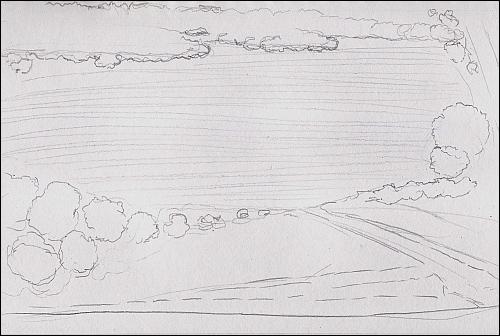 500x336 How A Birds Eye Point Of View Can Improve Your Landscape Drawings - Birds Eye View Sketch