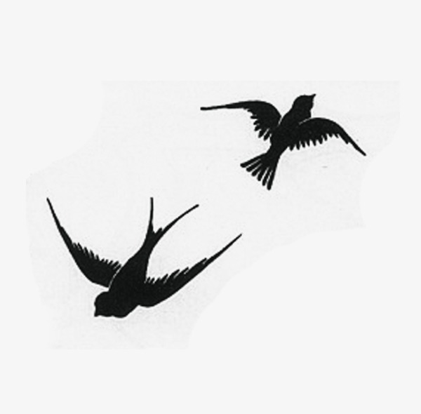 600x590 Swallow Silhouette, Swallow, Birds, Sketch Png Image And Clipart - Birds Images Sketch