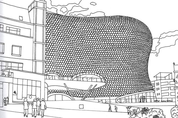 615x409 You Can Now Get A Colouring Book Of Birmingham - Birmingham Sketch