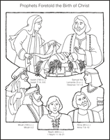 158x200 Lesson 46 Prophets Foretold The Birth Of Jesus Christ (Christmas) - Birth Of Jesus Sketch