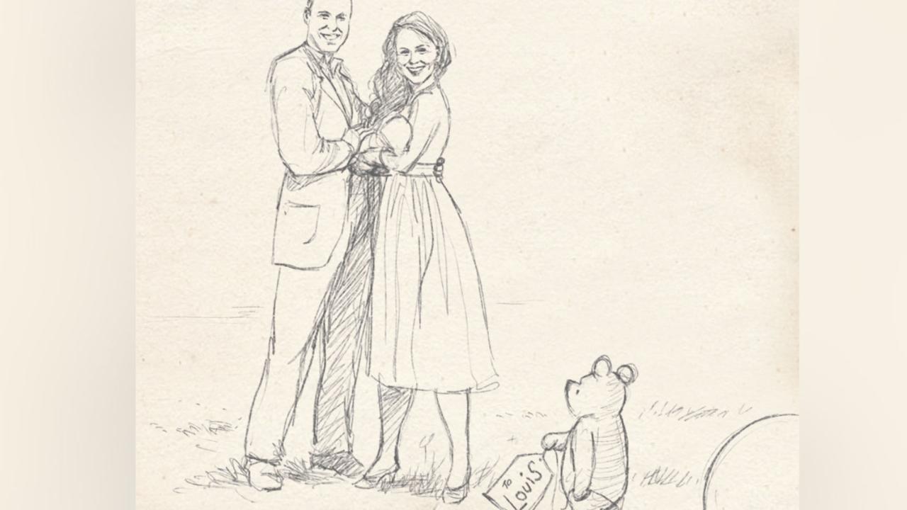 1280x720 Disney Releases Adorable New Sketches To Celebrate The Birth Of - Birth Sketch