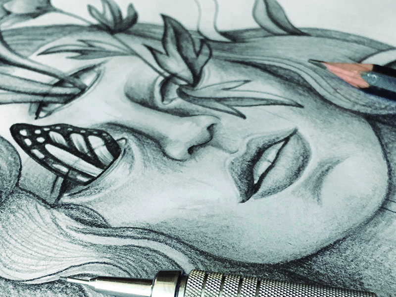 800x600 The Birth Of A Word (Sketch) By Ale De La Torre - Birth Sketch