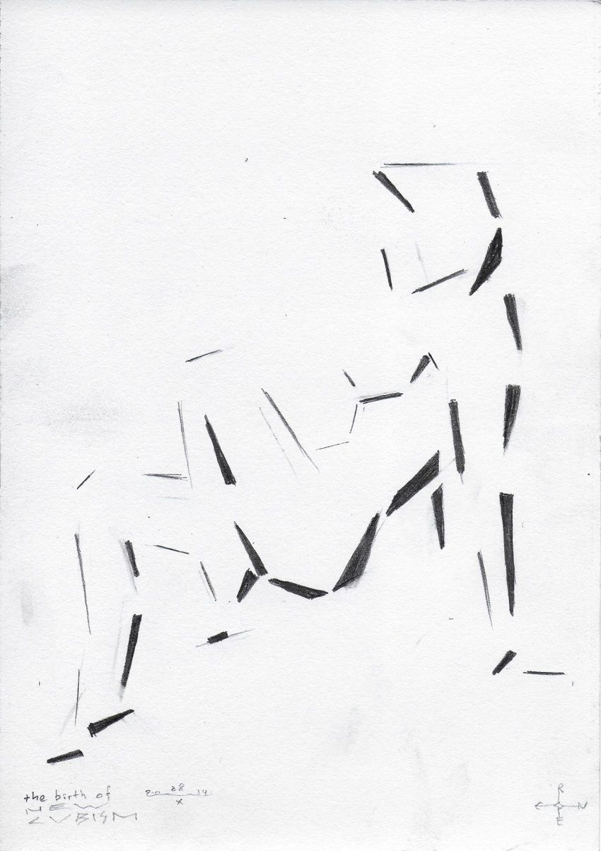 850x1204 The Birth Of New Cubism 1 - Birth Sketch