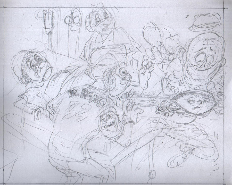 900x718 Birth Of Richard The Third Sketch Digital Art By 'Knife' Sotelo - Birth Sketch