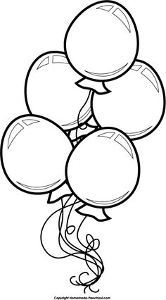 236x426 Birthday Balloon Coloring - Birthday Balloon Sketch
