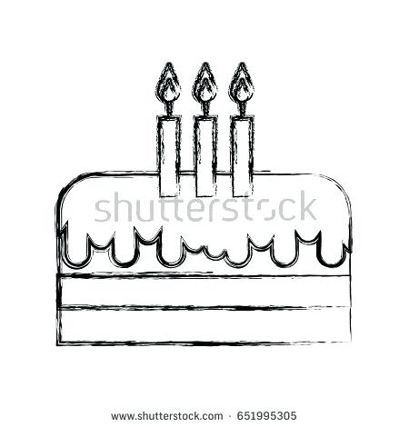 450x470 Birthday Cake Sketch Also Sketch Draw Birthday Cake Cartoon To - Birthday Cake Sketch