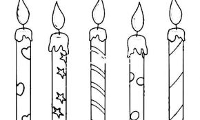 290x175 Candle Drawing Sketch Awesome How To Draw Birthday Candle Coloring - Birthday Candle Sketch