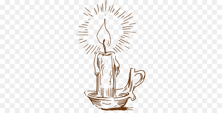 900x460 Drawing Candle Computer File - Birthday Candle Sketch