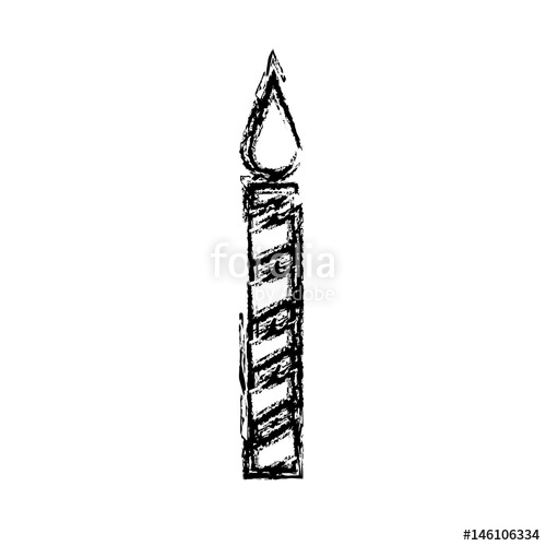 Birthday Candle Sketch at Explore collection of