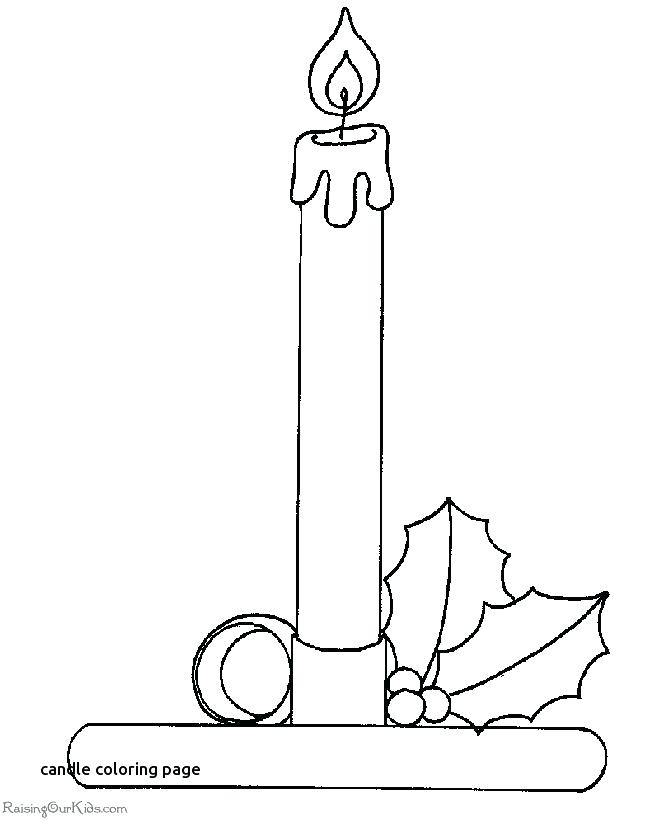 670x820 Birthday Candle Coloring - Birthday Candle Sketch