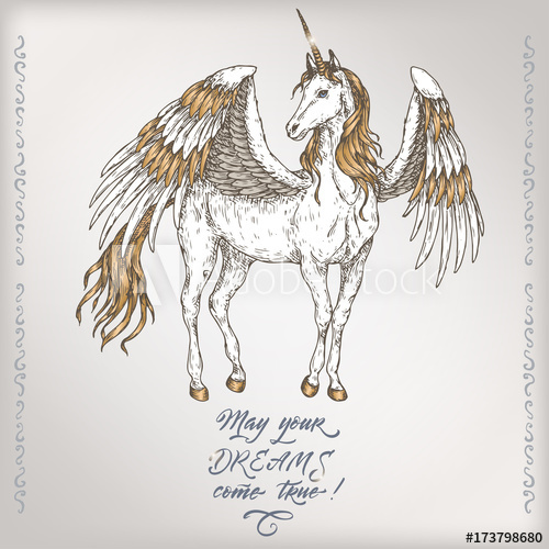 500x500 Romantic Color Vintage Birthday Card Template With Calligraphy And - Birthday Card Sketch