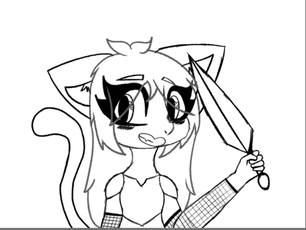 600x451 Birthday Gift Sketch 2 =3 By Aprilthefurry - Birthday Gift Sketch