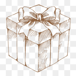 260x260 Christmas Gift Drawing Birthday Clip Art - Birthday Gift Sketch