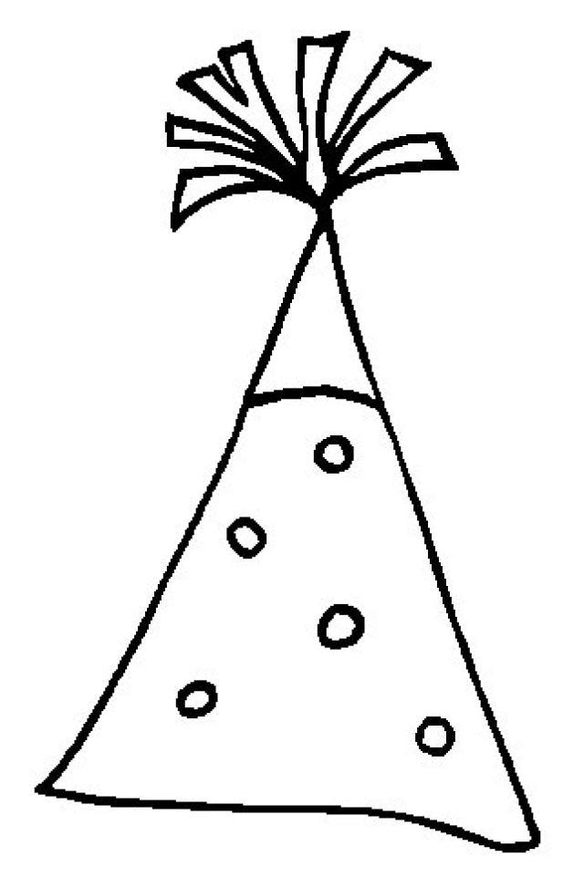 640x962 Blank Printable Party Hats Fareast.us - Birthday Hat Sketch