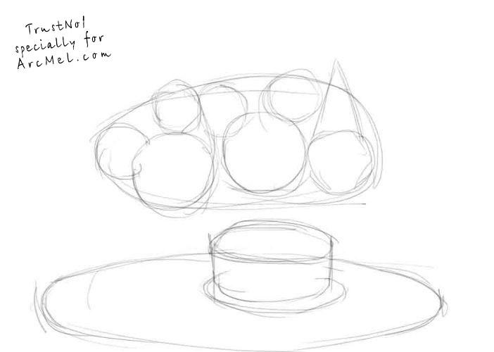 702x500 How To Draw A Birthday Party Step By Step - Birthday Party Sketch