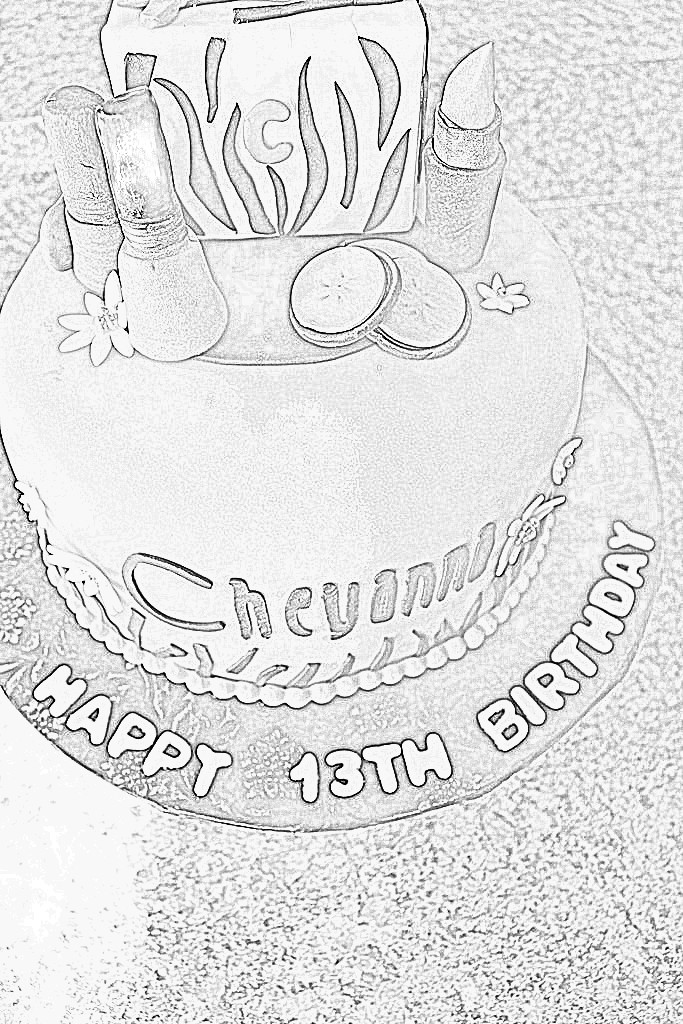 683x1024 Best Photos Of Birthday Sketch Template - Birthday Sketches