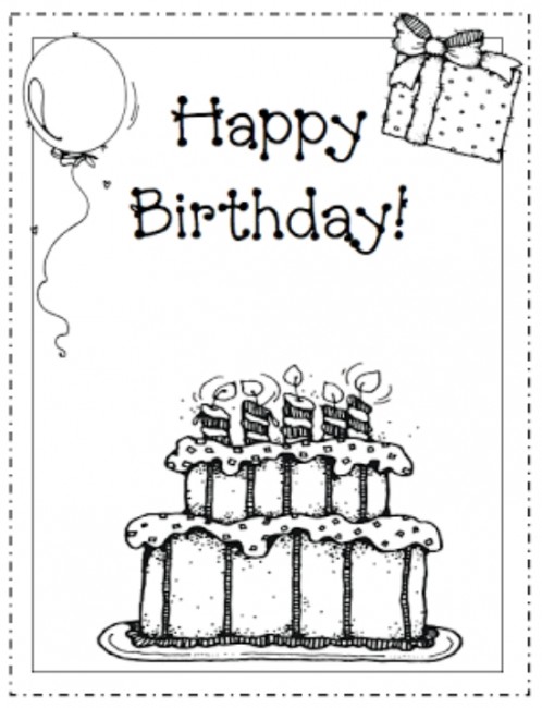 498x650 Pencil Sketches For Birthday Wishes - Birthday Wishes Sketch
