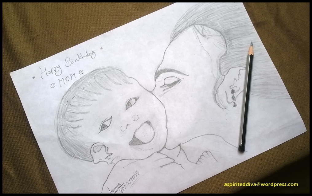 1016x638 Happy Birthday Mom Spirited Diva - Birthday Wishes Sketch
