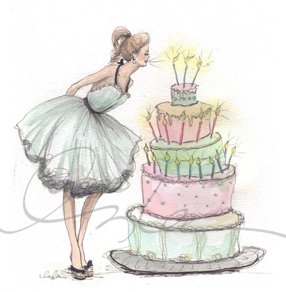 1002x1024 Inslee Haynes Inslee Haynes Fashion - Birthday Wishes Sketch