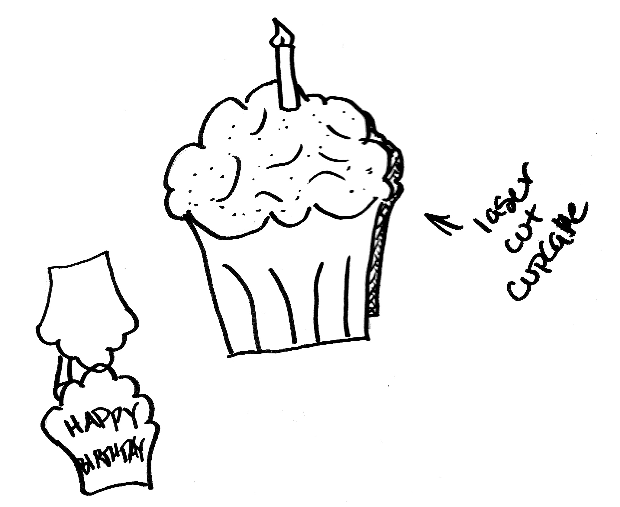 2052x1680 Computer Drawing Jo Jarvis - Birthday Wishes Sketch